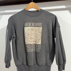 Abercrombie Kids Charcoal Crewneck Sweater
